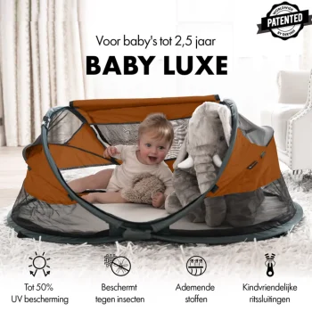 Clearance Deryan Baby Luxe Campingbedje Met Zelfopblaasbare Matras