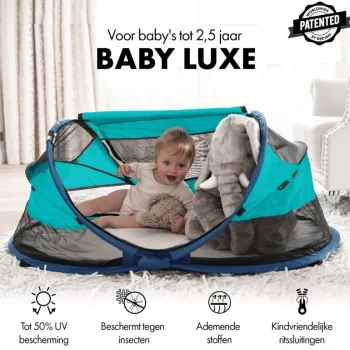 Discount Deryan Baby Luxe Campingbedje Inclusief Zelfopblaasbare Matras