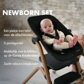 Outlet Deryan Curve Luxe Meegroei Kinderstoel Met Wipstoel & Inlegkussen