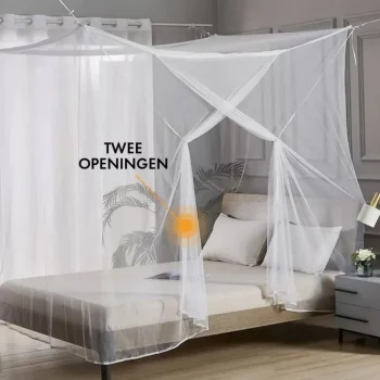 New Deryan Klamboe 2-persoons Vierkant Met Set En Reistas