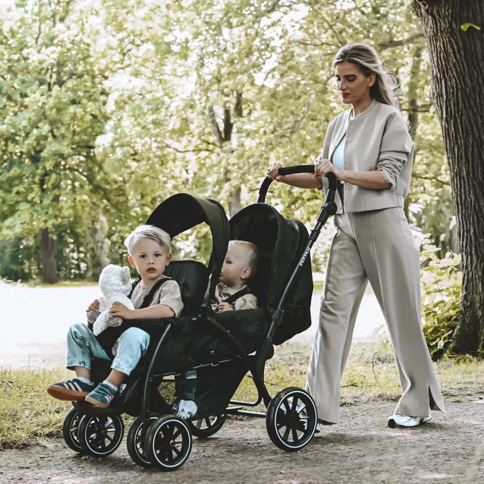 deryan-luxe-elena-dubbele-bugg-omClRCdd-2.webp Online Deryan Luxe Elena Dubbele Buggy Inclusief Regenhoes