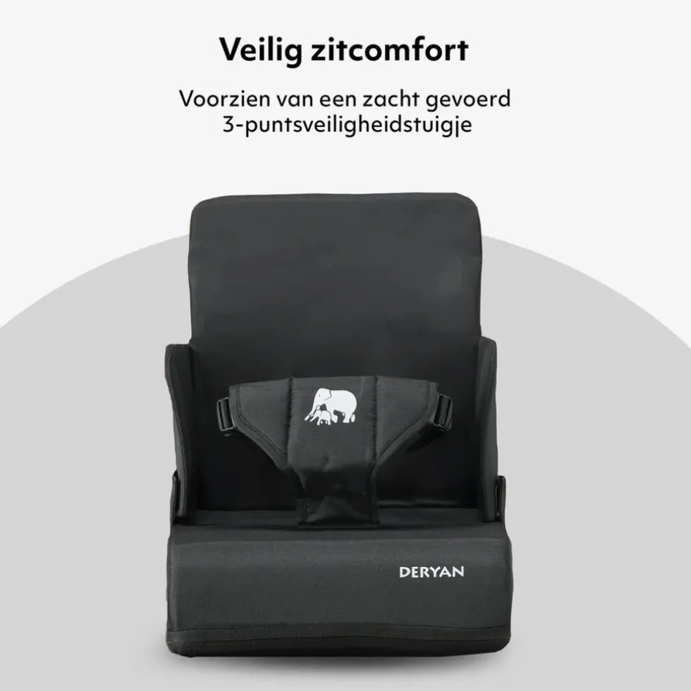 deryan-travel-booster-stoelver-KBRPJSwR-2.webp New Deryan Travel Booster Stoelverhoger Inclusief Bevestigingsriem
