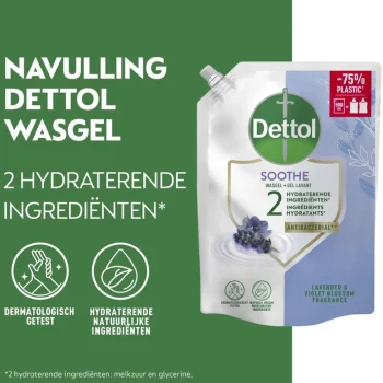 Online Dettol Relaxing Lavendel Anti-bacteriële Wasgel Navulling