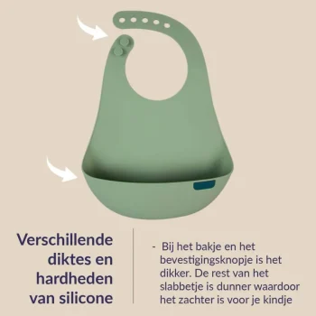 New Difrax LOVI Slabbetje Van Siliconen