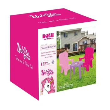 Online Dolu Unicorn Tafel En Stoelen