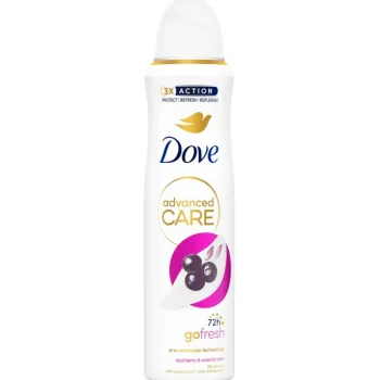 Hot Dove Go Fresh Açaí Berry & Waterlily Antitranspirant Spray
