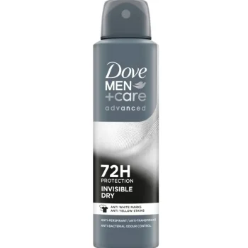 New Dove Men +Care Advanced Invisible Dry Antitranspirant Deodorant Spray