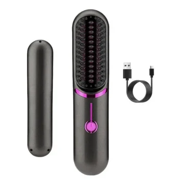 Fashion Draagbare 2-in-1 Haarborstel, Glatter & Kruller