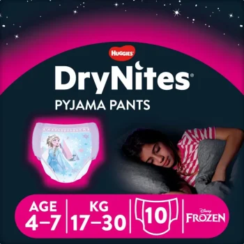 Outlet Drynites Girls 4-7 Jaar Nachtbroekjes