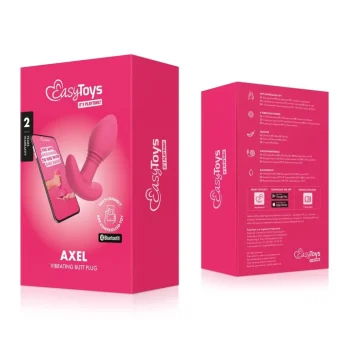 Fashion EasyConnect Vibrerende Buttplug Axel Bestuurbaar Met App