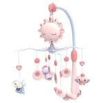 Online Eco Toys Flower Valley Roze Muziekmobiel