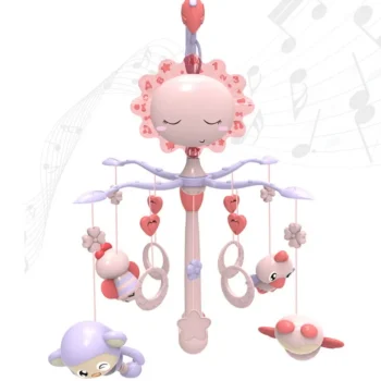 Online Eco Toys Flower Valley Roze Muziekmobiel