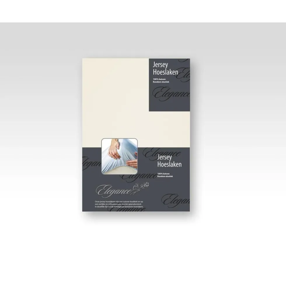 elegance-hoeslaken-jersey-kato-KFCTrQuF-4.webp Outlet Elegance Hoeslaken Jersey Katoen Stretch 35cm Hoge Hoek - Ivoor 160x200cm