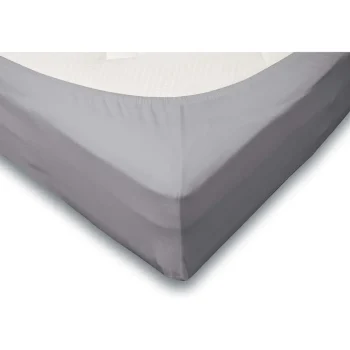 New Elegance Hoeslaken Jersey Katoen Stretch 35cm Hoge Hoek - Licht Grijs 160x200cm
