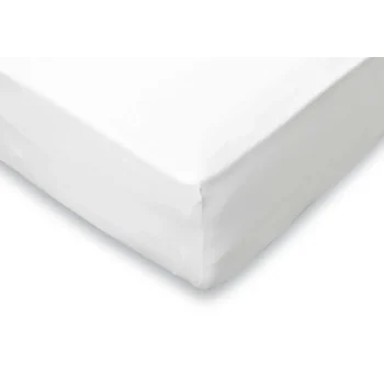 Clearance Elegance Hoeslaken Jersey Katoen Stretch 35cm Hoge Hoek - Wit 90x210/220 - 100x200cm