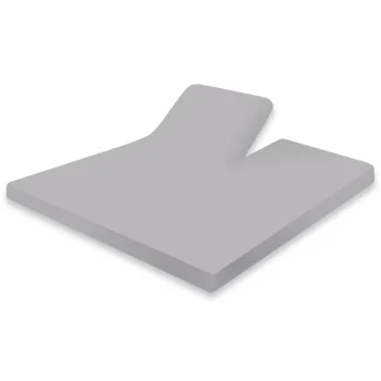 Sale Elegance Splittopper Hoeslaken Jersey Katoen Stretch - Licht Grijs 160x200cm
