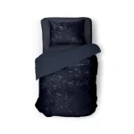 Discount Eleganzzz Dekbedovertrek Crushed Velvet - Royale Blue 140x200/220cm