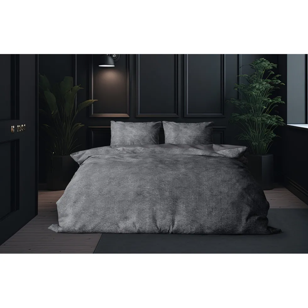 eleganzzz-dekbedovertrek-flane-dXFBhOsm-1.webp Discount Eleganzzz Dekbedovertrek Flanel Fleece - Dark Grey 140x200/220cm