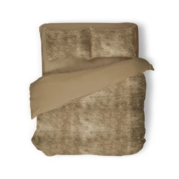 Best Eleganzzz Dekbedovertrek Flanel Fleece - Gold 240x200/220cm