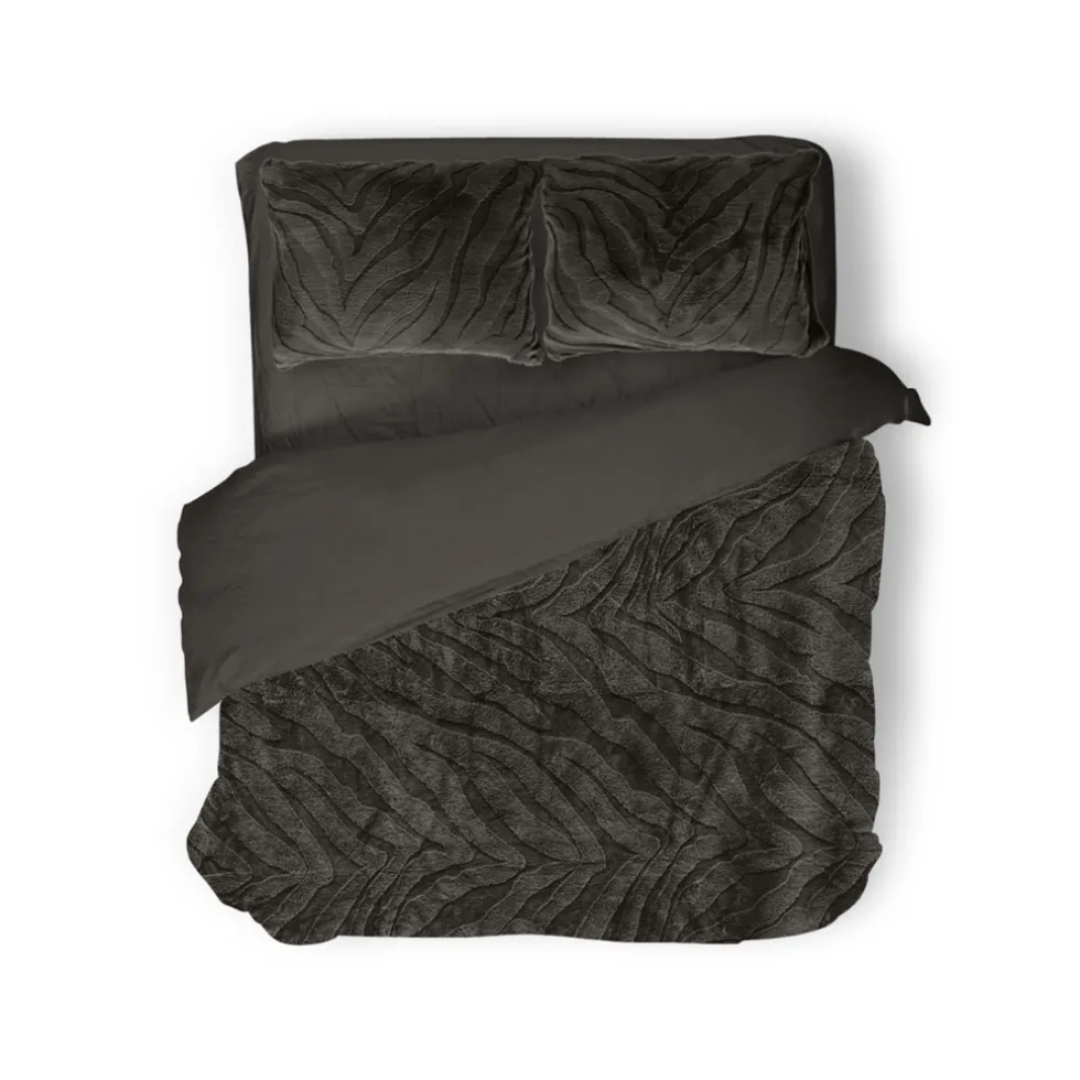 eleganzzz-dekbedovertrek-jacqu-IRgHVygN-0.webp Clearance Eleganzzz Dekbedovertrek Jacquard Rabbit Fur - Taupe Grey 240x200/220cm