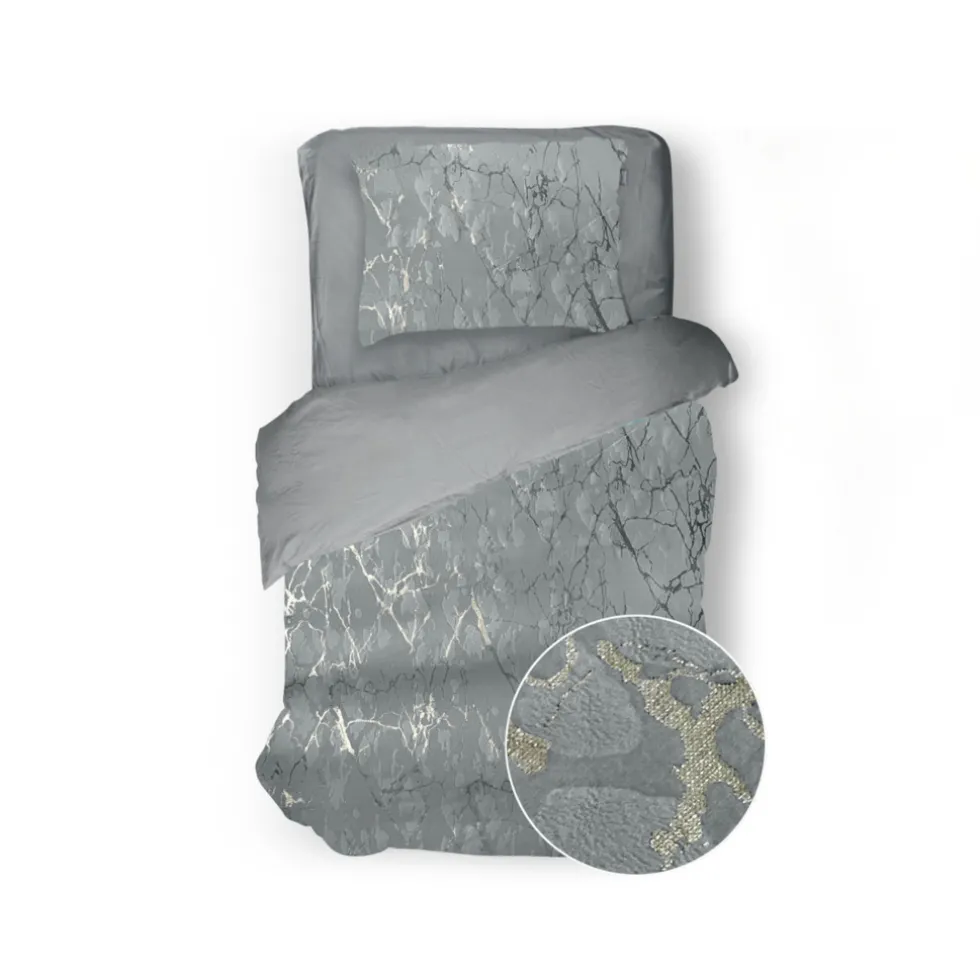 eleganzzz-dekbedovertrek-marbe-AkaHmFPz-0.webp Outlet Eleganzzz Dekbedovertrek Marbel Foil Velvet - Grey 140x200/220cm