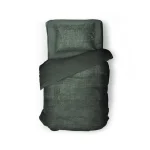Hot Eleganzzz Dekbedovertrek Teddy Pluche - Bottle Green 140x200/220cm