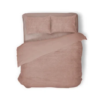 Best Eleganzzz Dekbedovertrek Teddy Pluche - Light Pink 200x200/220cm
