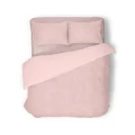 Fashion Eleganzzz Dekbedovertrek Teddy Rib Fleece - Light Pink 200x200/220cm