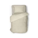 Online Eleganzzz Dekbedovertrek Teddy Rib Fleece - Beige 140x200/220cm