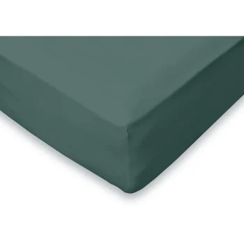 Online Eleganzzz Hoeslaken Flanel 35cm Hoekhoogte - Groen 80x200cm