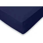 Hot Eleganzzz Hoeslaken Flanel 35cm Hoekhoogte - Blauw 180x200cm