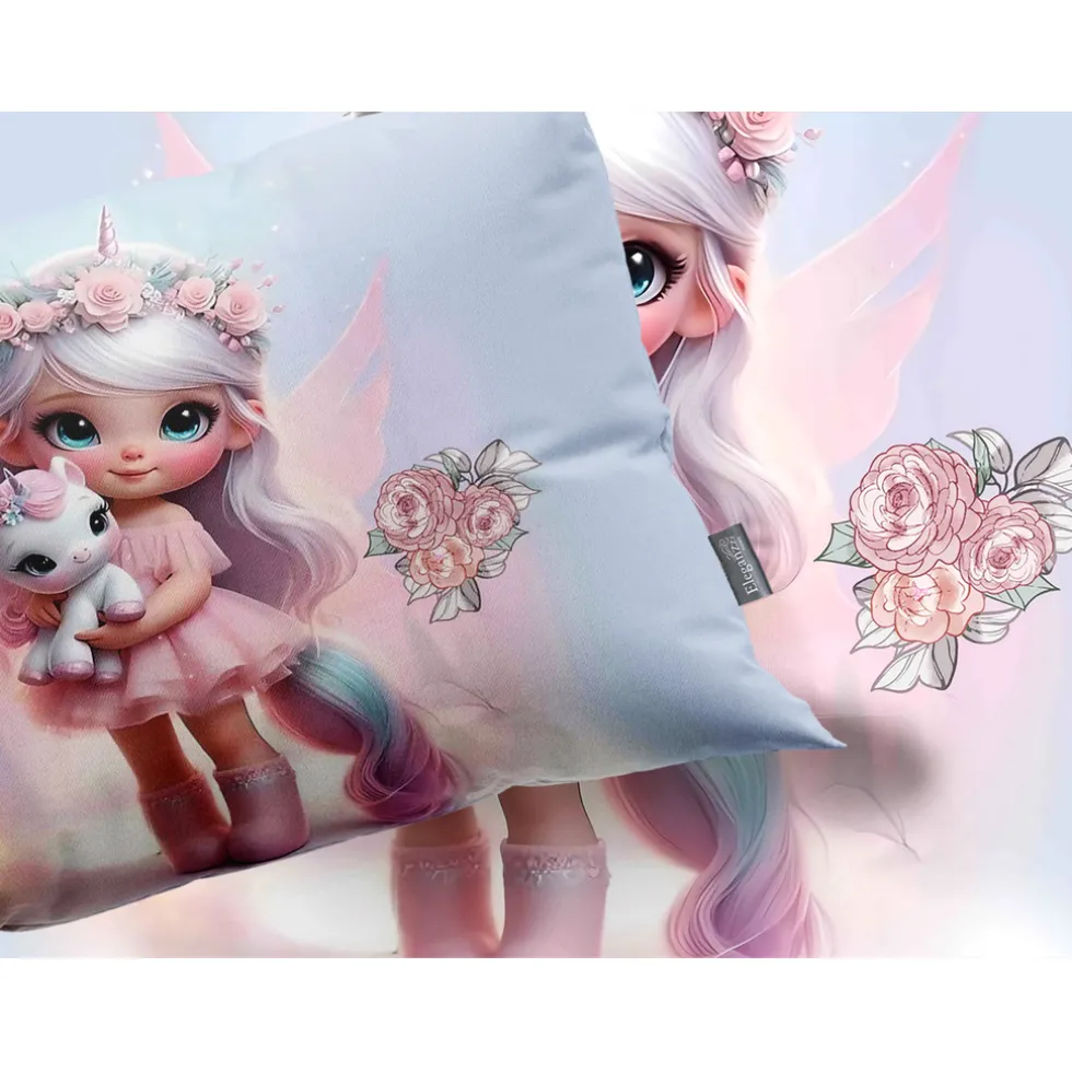 eleganzzz-kinder-dekbedovertre-LeTLseTP-2.webp Fashion Eleganzzz Kinder Dekbedovertrek Micropercal Princess Nights - Multi 140x220/240cm