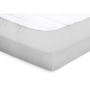 Fashion Eleganzzz Splittopper Hoeslaken Perkal Katoen - Licht Grijs 160x200cm