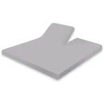 New Eleganzzz Splittopper Hoeslaken Jersey Katoen Stretch - Licht Grijs 160x200cm