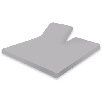 New Eleganzzz Splittopper Hoeslaken Jersey Katoen Stretch - Licht Grijs 160x200cm