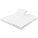 New Eleganzzz Splittopper Hoeslaken Jersey Katoen Stretch - Wit 160x200cm