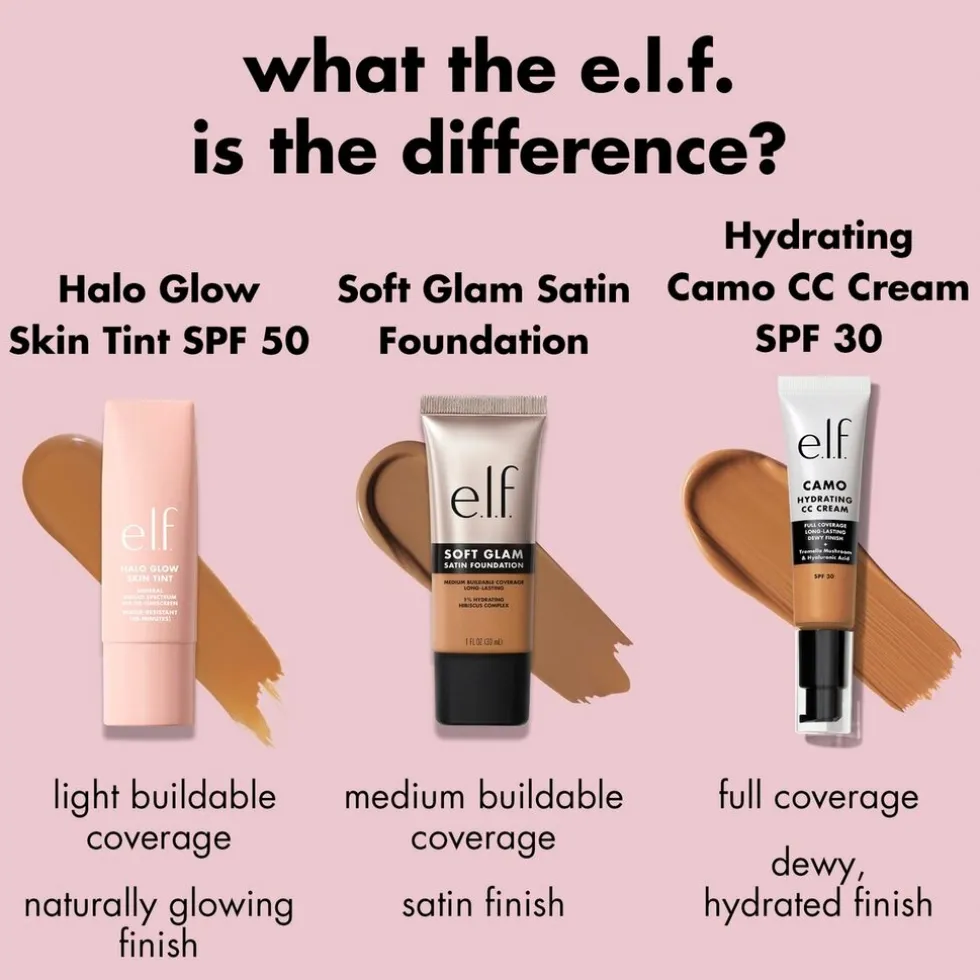 elf-halo-glow-spf50-9-medium-c-btyLmbYR-3.webp Discount ELF E.l.f. Halo Glow SPF50 9 Medium Cool Skin Tint