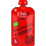 Discount Ella's Kitchen 4+M Strawberry + Apples