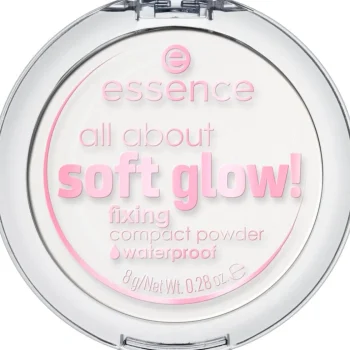 Clearance Essence All About Soft Glow Waterproof Fixerende Compactpoeder