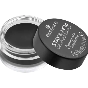 Online Essence Stay & Play 01 Black Gel Eyeliner Pot