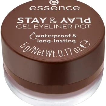 Best Essence Stay & Play 02 Brown Gel Eyeliner Pot