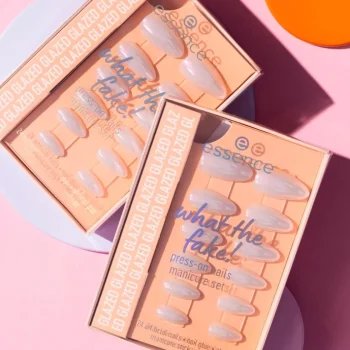 Clearance Essence What The Fake! 01 Glazed Press-On Nails Manicure