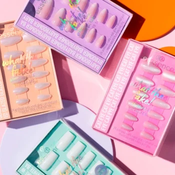 Sale Essence What The Fake! 04 Bare White Press-On Nails Manicure