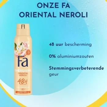 Fashion Fa Energising Oriental Neroli Deodorant Spray