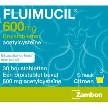 Online Fluimucil Acetylcysteïne 600mg Bruistabletten