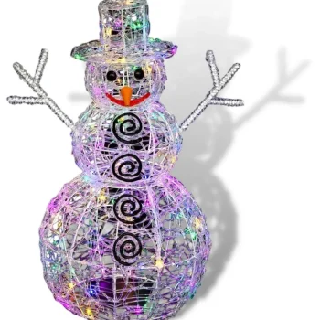 Fashion Fééric Lights And Christmas Verlichte 3D-sneeuwpop