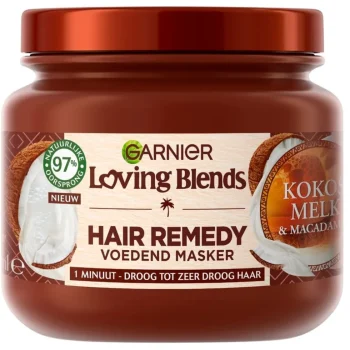 New Loving Blends Garnier Kokosmelk & Macadamia Haarmasker