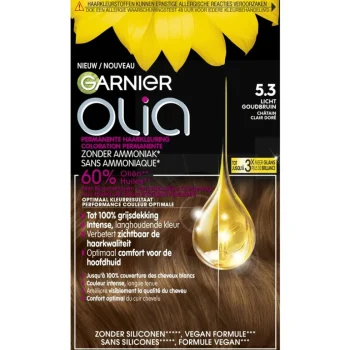 Best Olia Garnier 5.3 Licht Goudbruin Permanente Haarkleuring