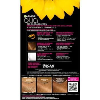 Hot Olia Garnier 8.31 Goud Asblond Permanente Haarkleuring