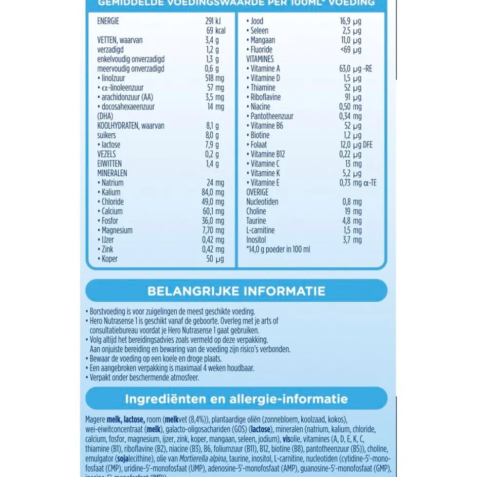 hero-0m-nutrasense-classic-1-z-nuLqBZSO-1.webp Discount Hero 0+M Nutrasense Classic 1 Zuigelingenmelk
